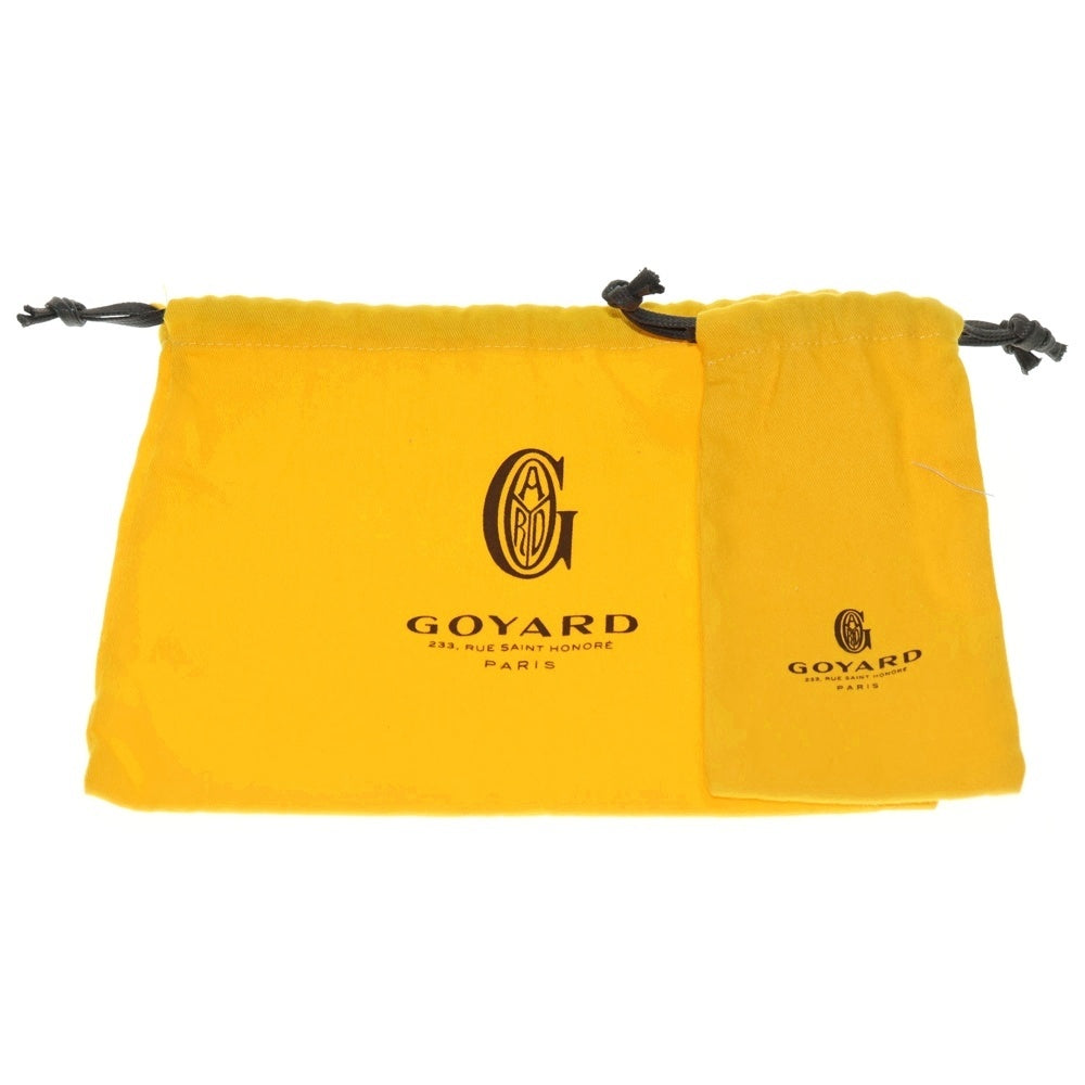 GOYARD(ゴヤール) プリュメ ショルダーバック ショルダーポシェット ミニバッグ レザーブラック×ブラウン PVC