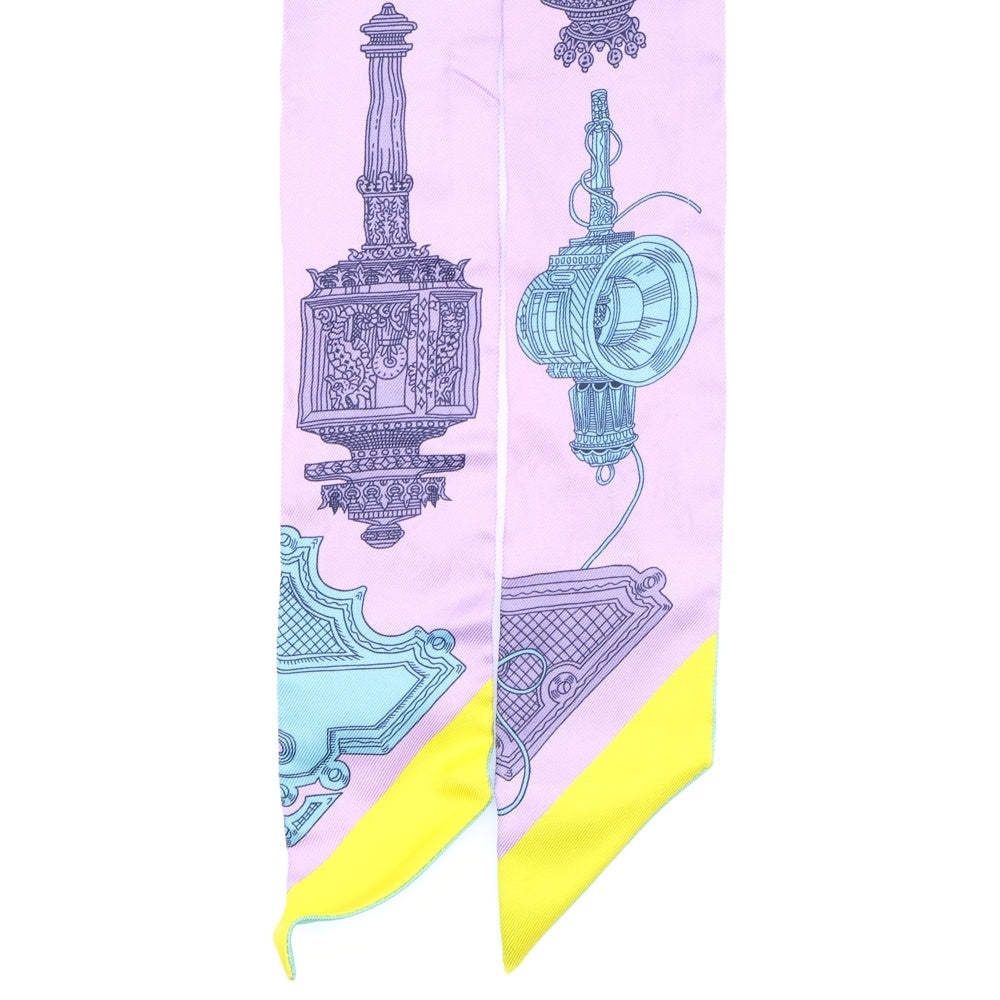 HERMES(エルメス) ツイリー シルクスカーフ メルヴェイユーズ・ランタン パープル