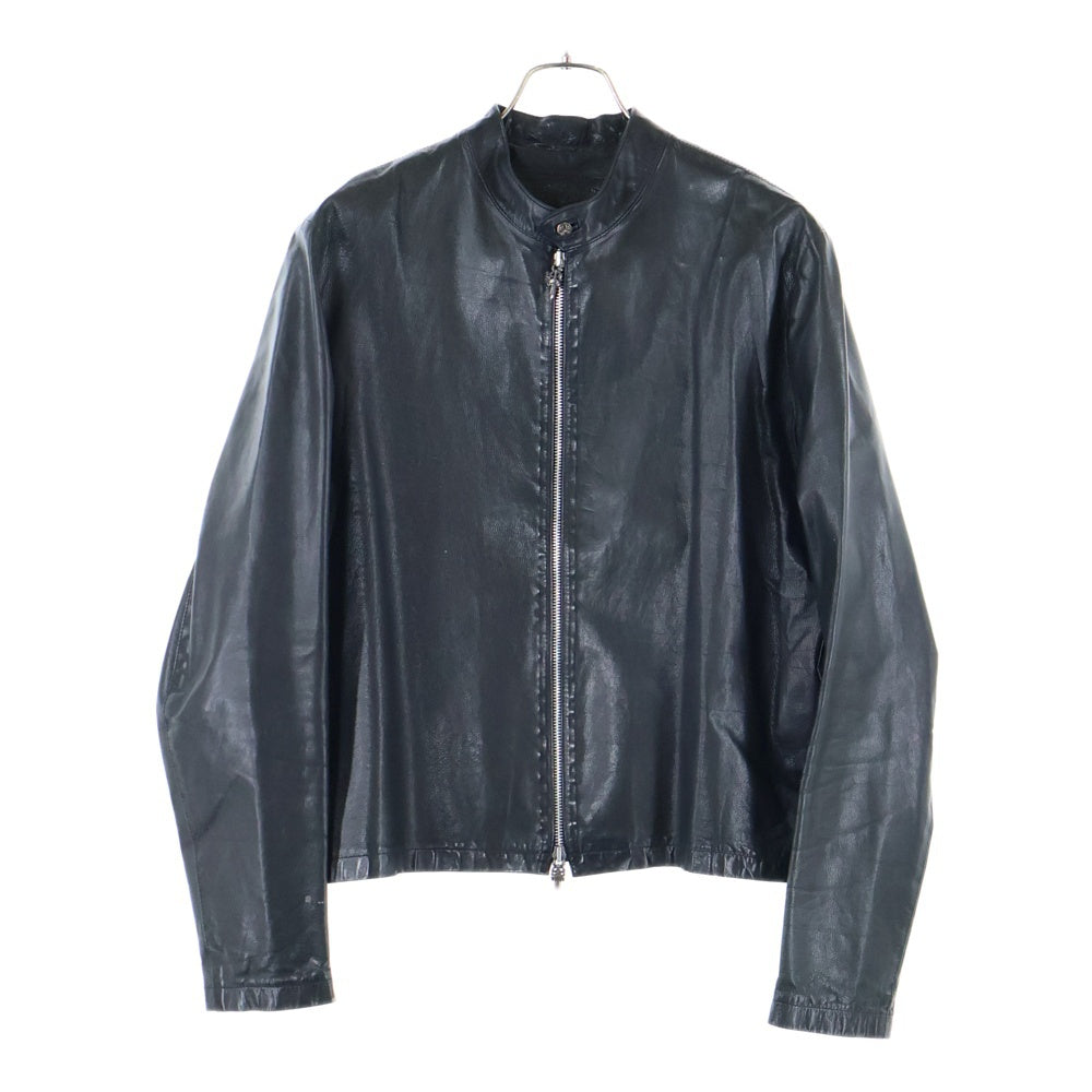 CHROME HEARTS(クロムハーツ) RACING2 レーシング2 ダガージップシングルライダース レザージャケット ブラック