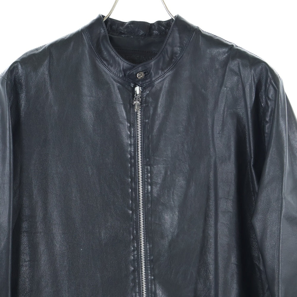 CHROME HEARTS(クロムハーツ) RACING2 レーシング2 ダガージップシングルライダース レザージャケット ブラック