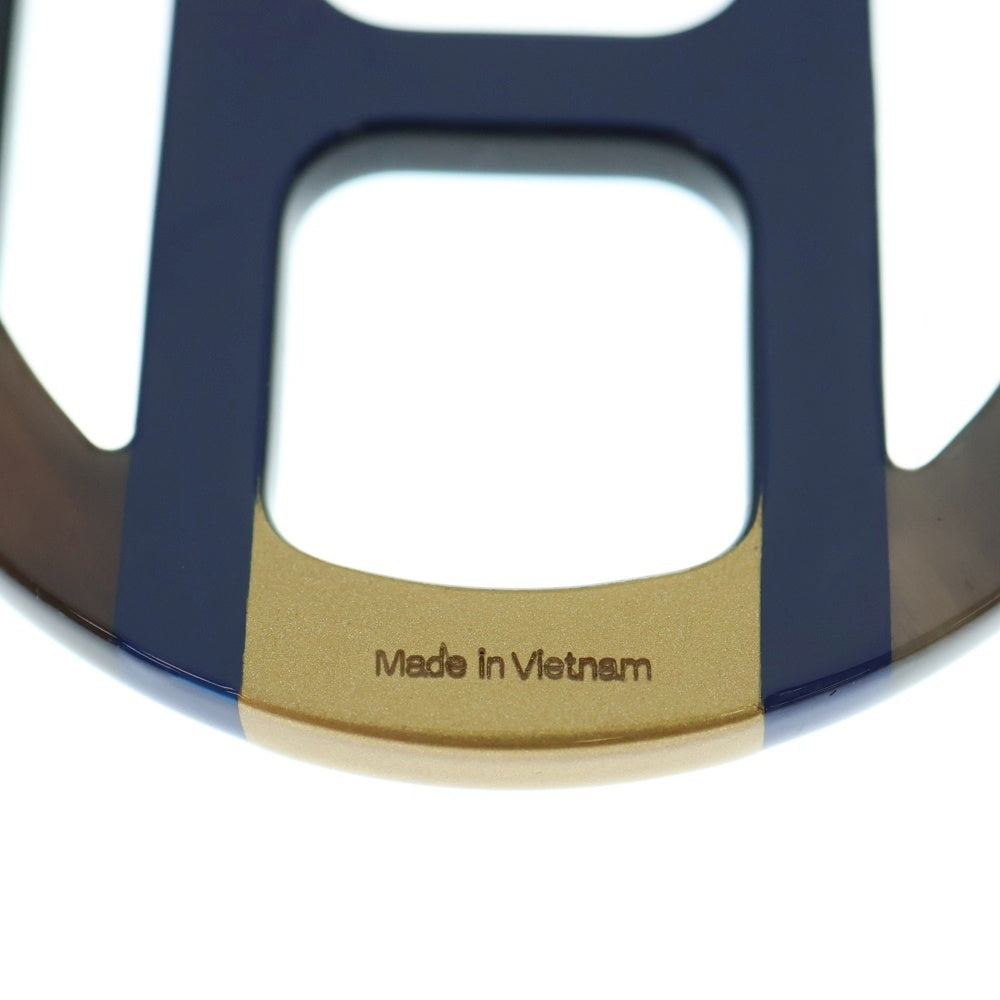 HERMES(エルメス) Hエキップ ネックレスペンダント ブルー×ブラック