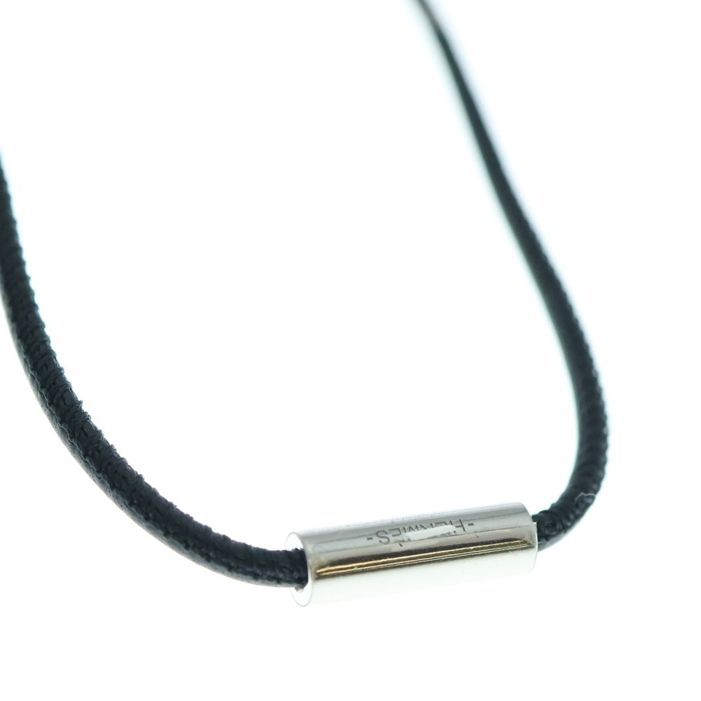 HERMES(エルメス) Hエキップ ネックレスペンダント ブルー×ブラック