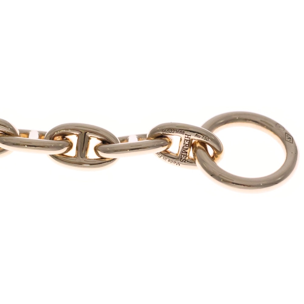 HERMES(エルメス) シェーヌダンクルTPM ブレスレット イエローゴールド 26コマ YG ジュエリー