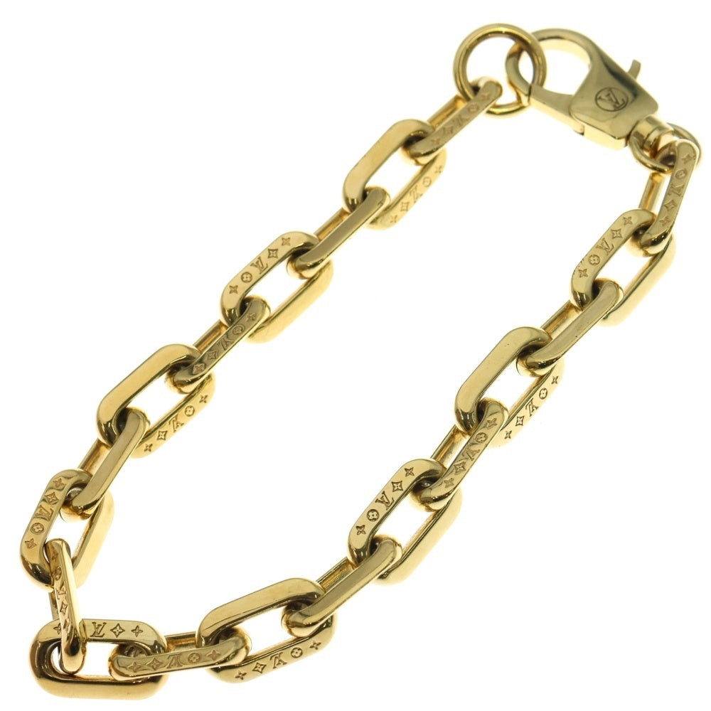 LOUIS VUITTON(ルイヴィトン) モノグラム コリエ LVエッジ MM チェーンネックレス ゴールド MP3003