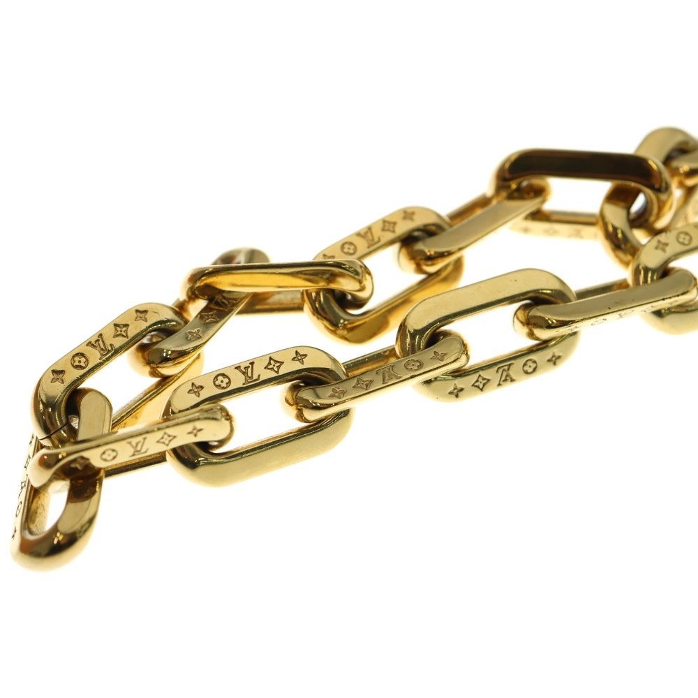 LOUIS VUITTON(ルイヴィトン) モノグラム コリエ LVエッジ MM チェーンネックレス ゴールド MP3003