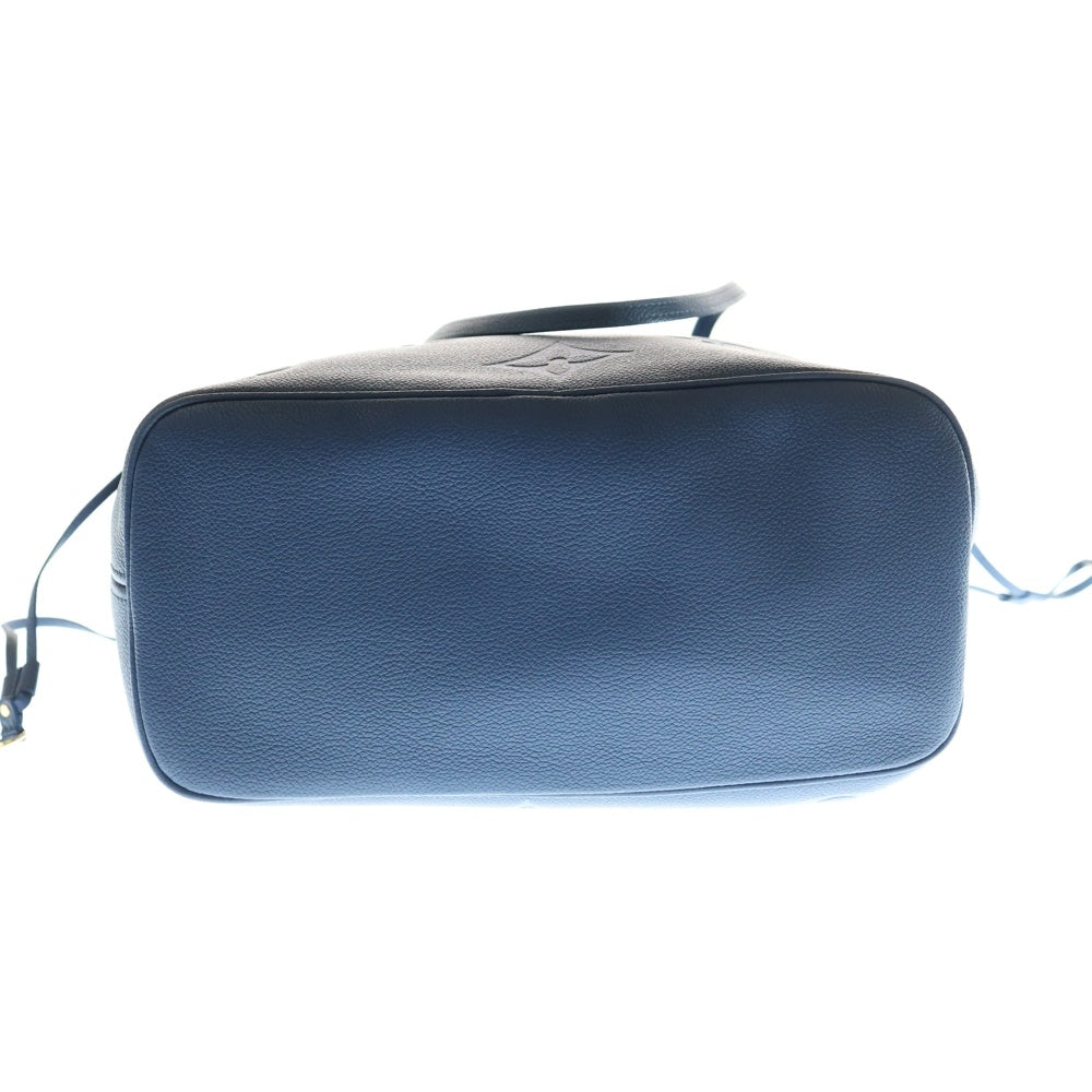 LOUIS VUITTON(ルイヴィトン) モノグラム アンプラント ネヴァーフル トートバッグ ハンドバッグ ブルー レザー M46514 ゴールド金具