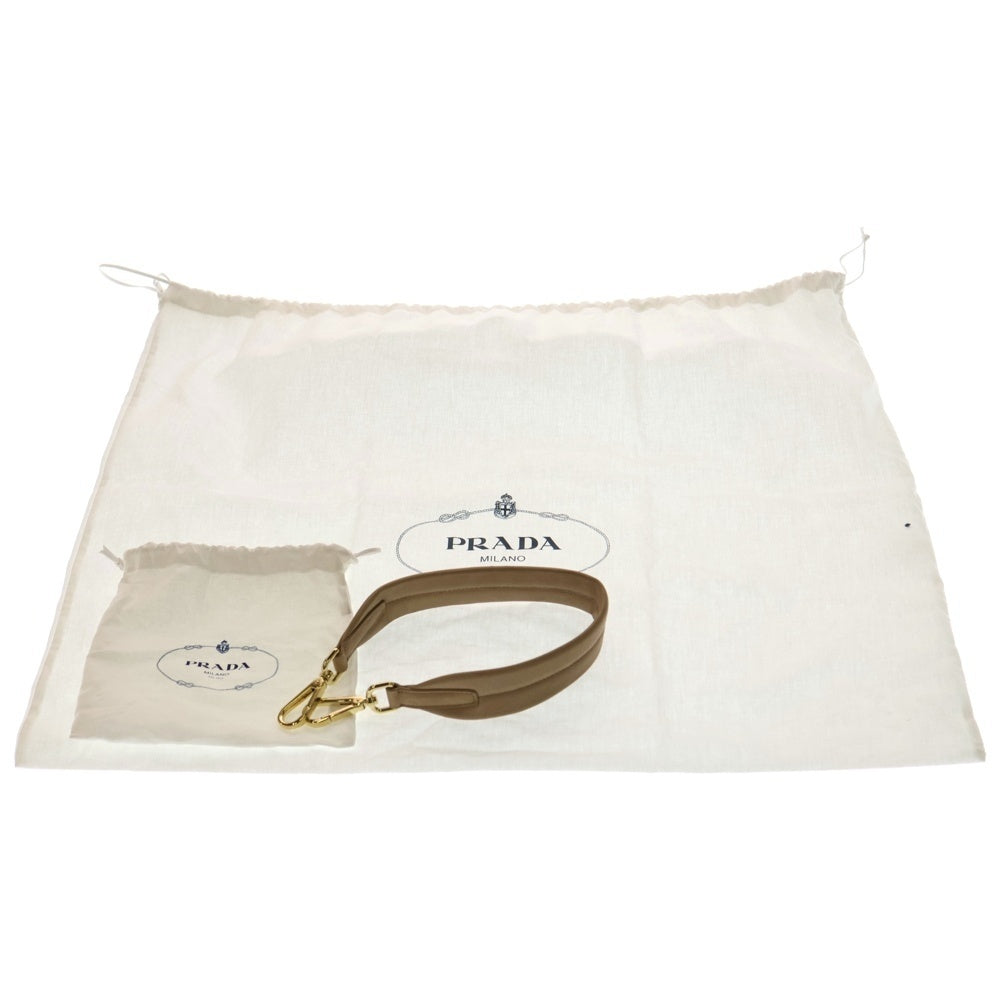 PRADA(プラダ) エクスプローラ ラージ ナッパレザー ショルダーバッグ ダメージ加工 ベージュ 1BC264