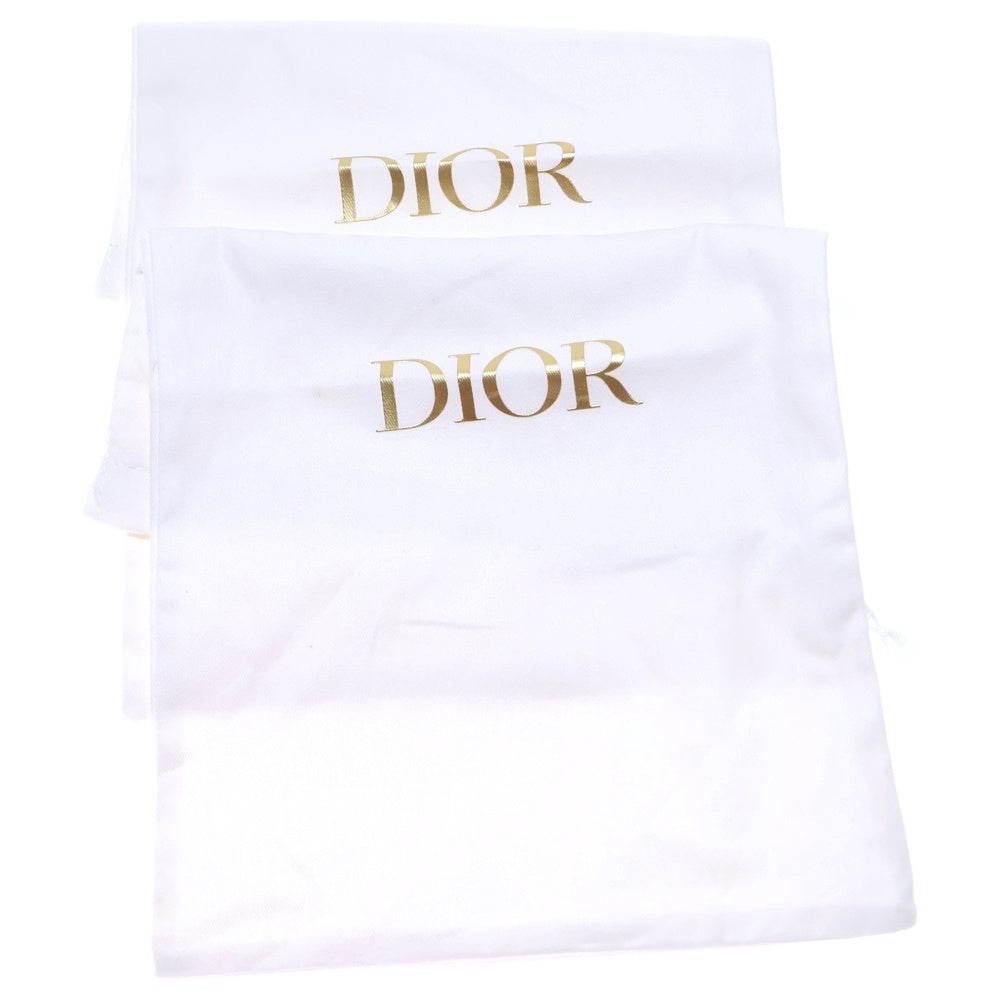 Christian Dior(クリスチャンディオール) DIOR-ID レザー ラバー レースアップ ベルクロ ロゴ ローカットシューズ スニーカー ホワイト/ネイビー レディース