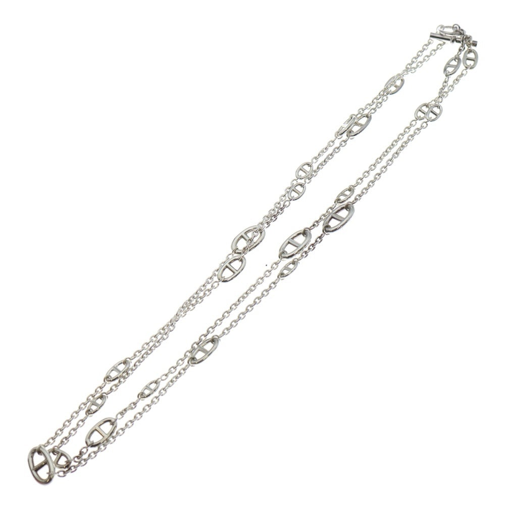 HERMES(エルメス) シェーヌダンクル ファランドール120 ネックレス チェーン シルバー 132.5g レディース