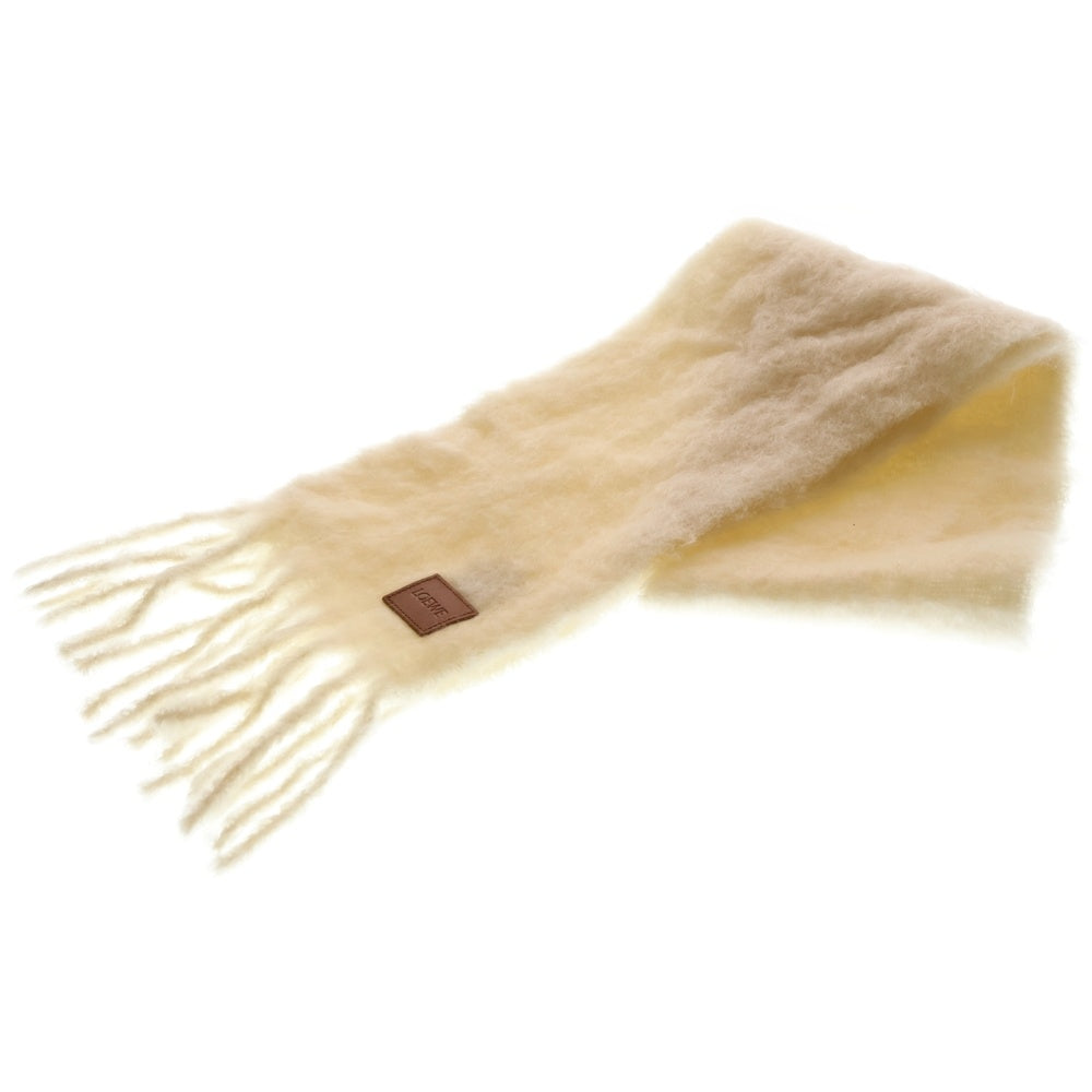 ロエベ♡フリンジマフラー LOEWE（ロエベ） マフラー バイカラー ストール フリンジ アナグラム