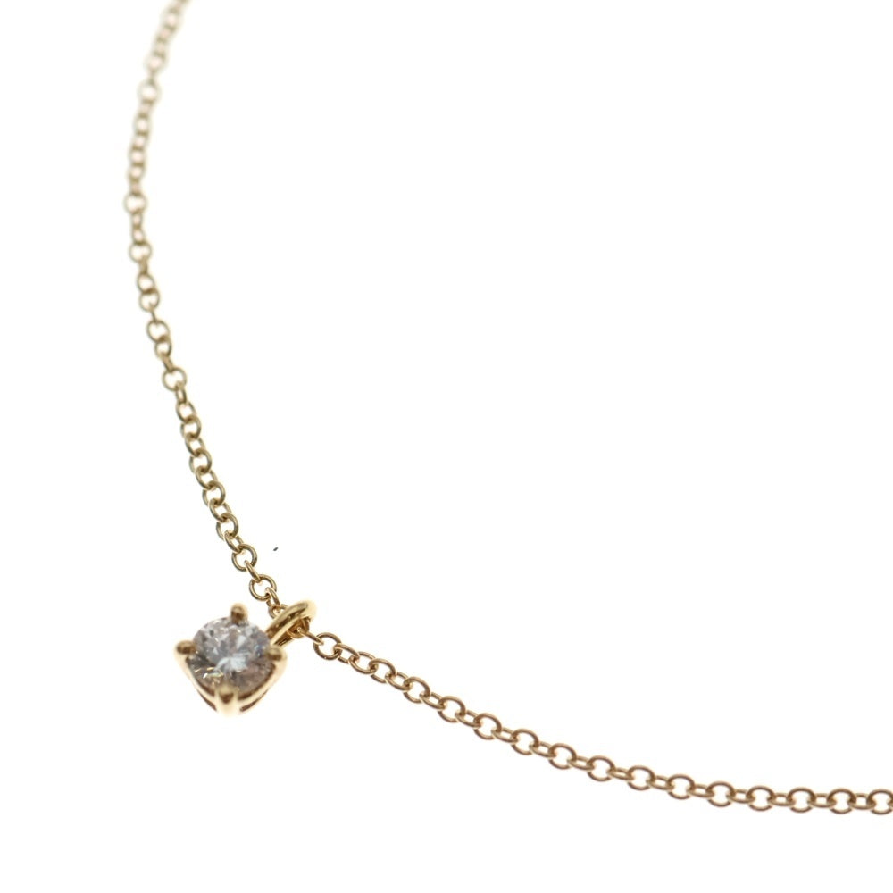 TIFFANY & Co.(ティファニー) ソリティア 1Pダイヤネックレス Au750