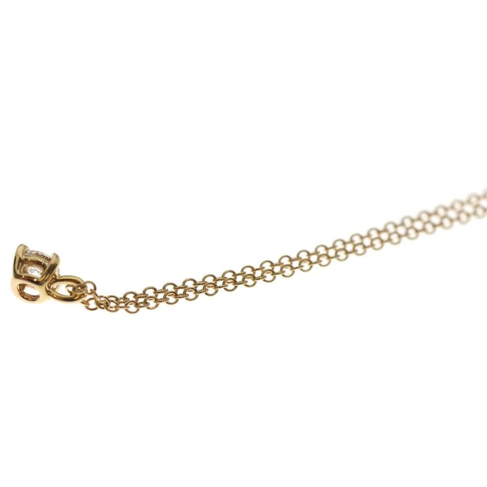 TIFFANY & Co.(ティファニー) ソリティア 1Pダイヤネックレス Au750 K18 YG イエローゴールド ペンダント レディース