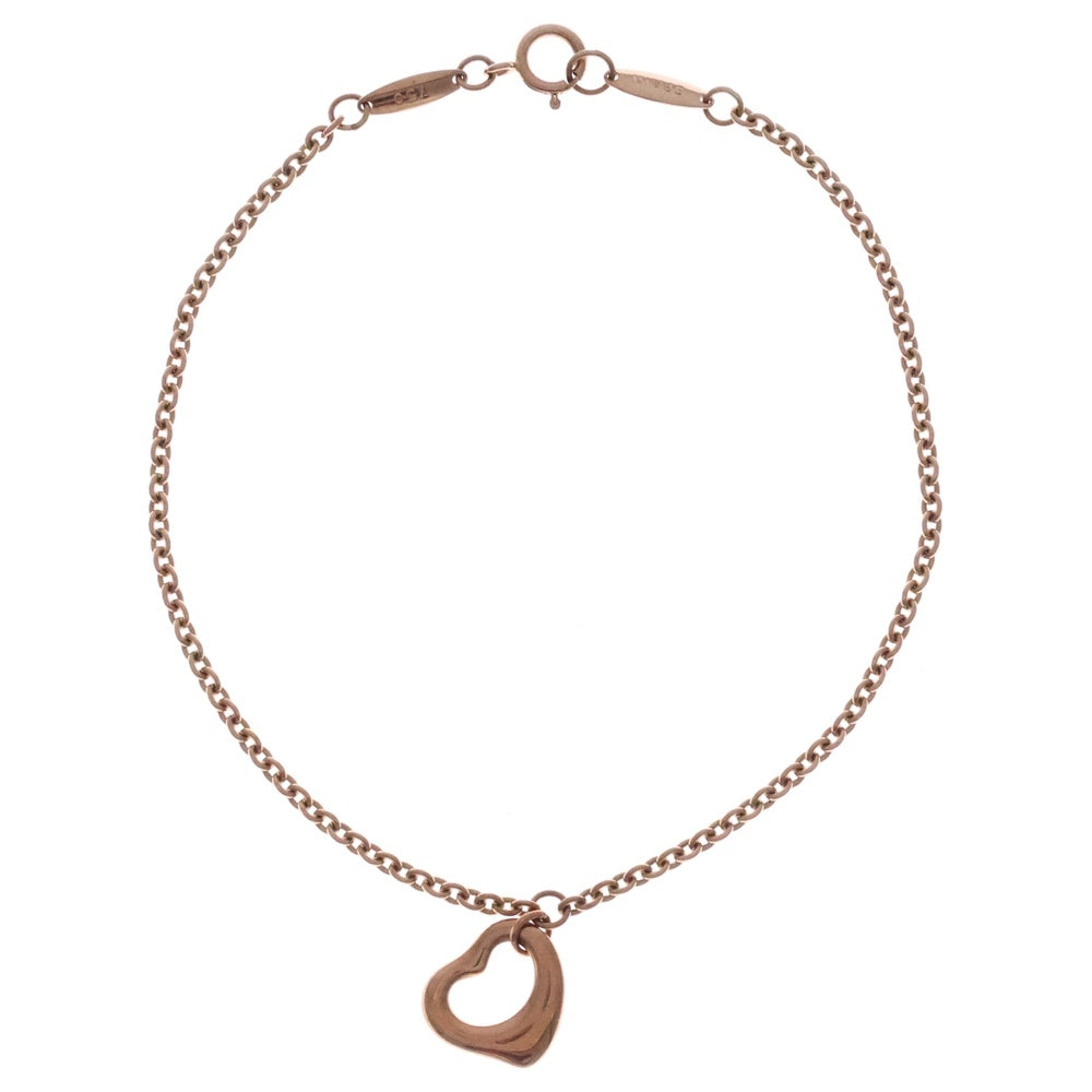 TIFFANY & Co.(ティファニー) オープンハート ネックレス ペンダント Au750 K18PG ピンクゴールド レディース
