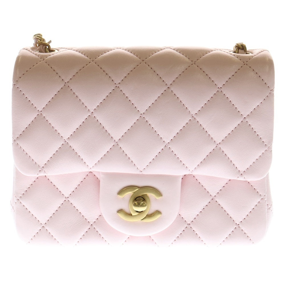 CHANEL(シャネル) ミニマトラッセ 17 ココボール ピンク ラムスキン