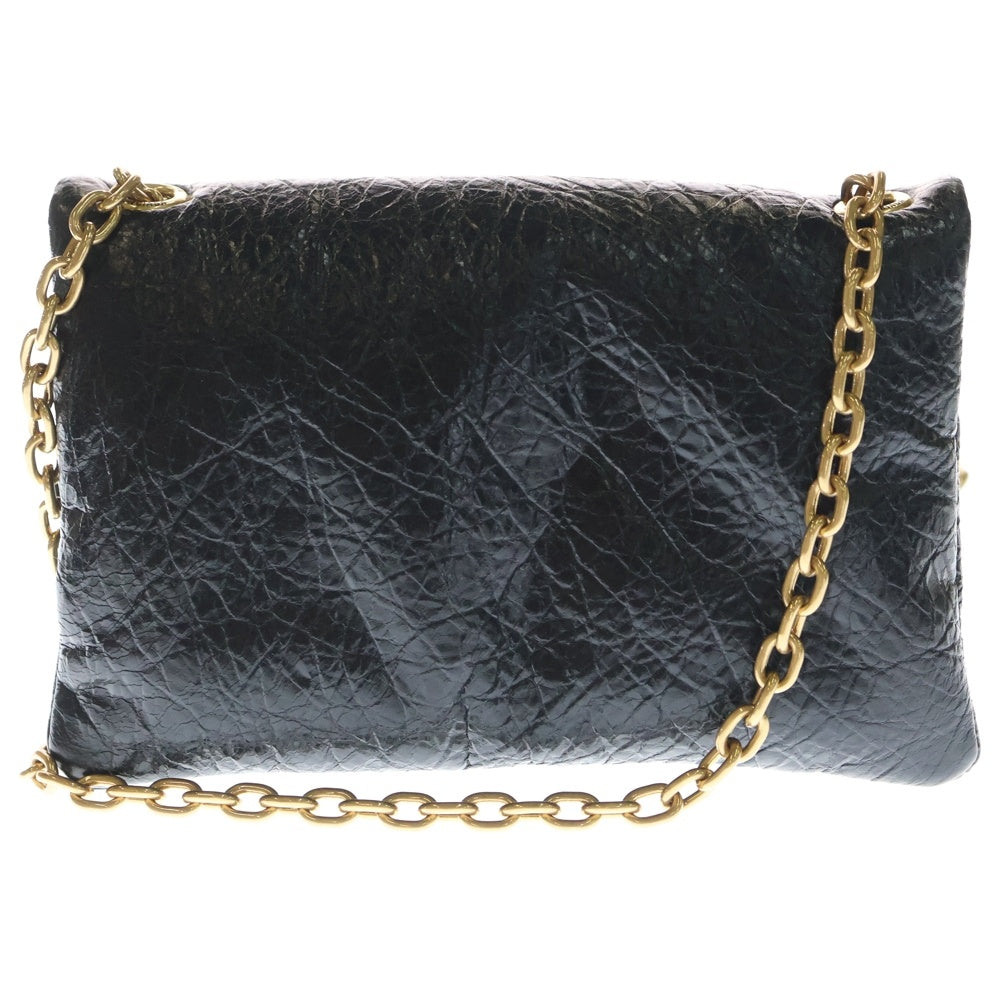 BALENCIAGA(バレンシアガ) モナコ チェーンショルダーバッグ ブラック アリーナカーフスキン 810562 レディース