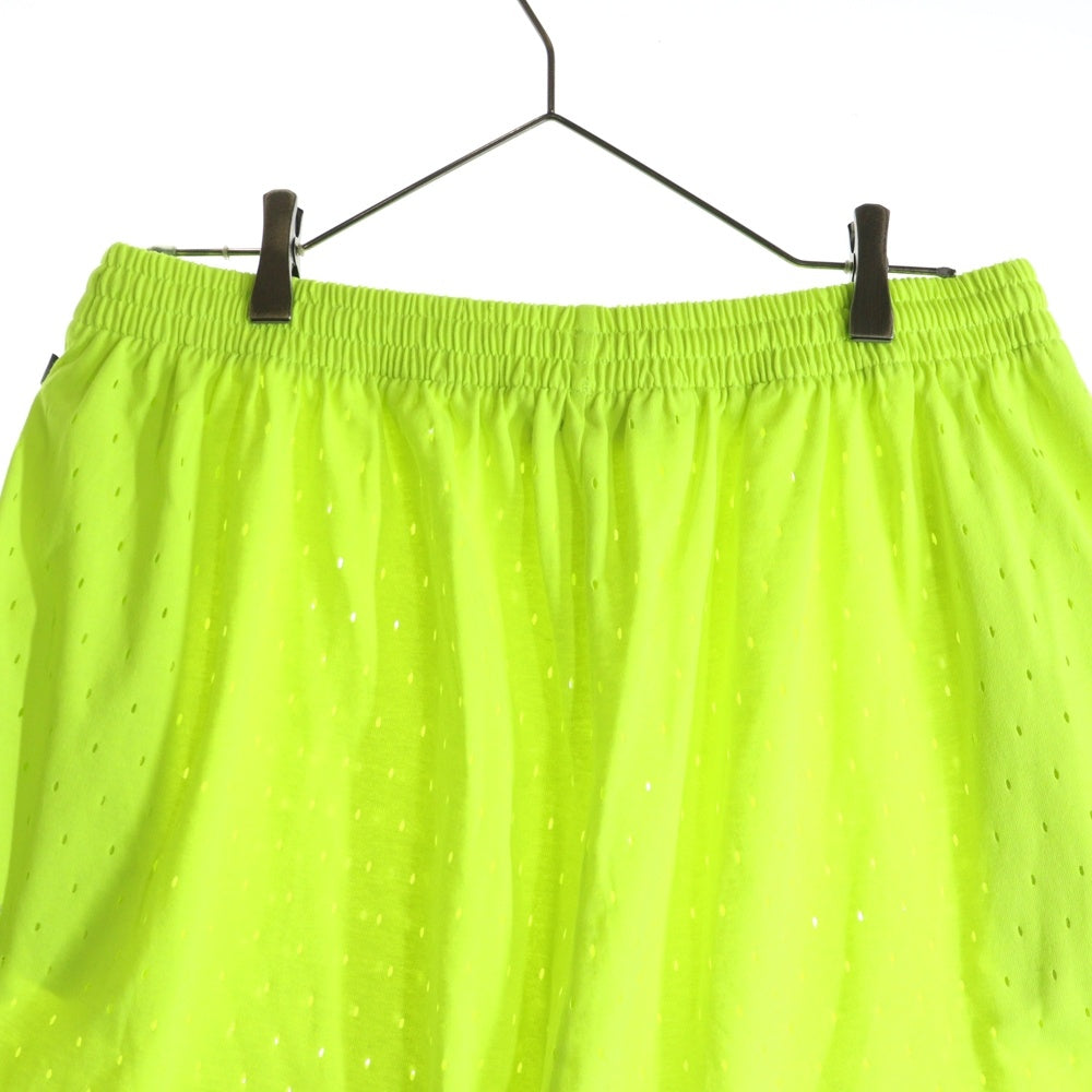 BALENCIAGA(バレンシアガ) 21SS メッシュ イージー ハーフ ショートパンツ ショーツ イエロー 674591 レディース