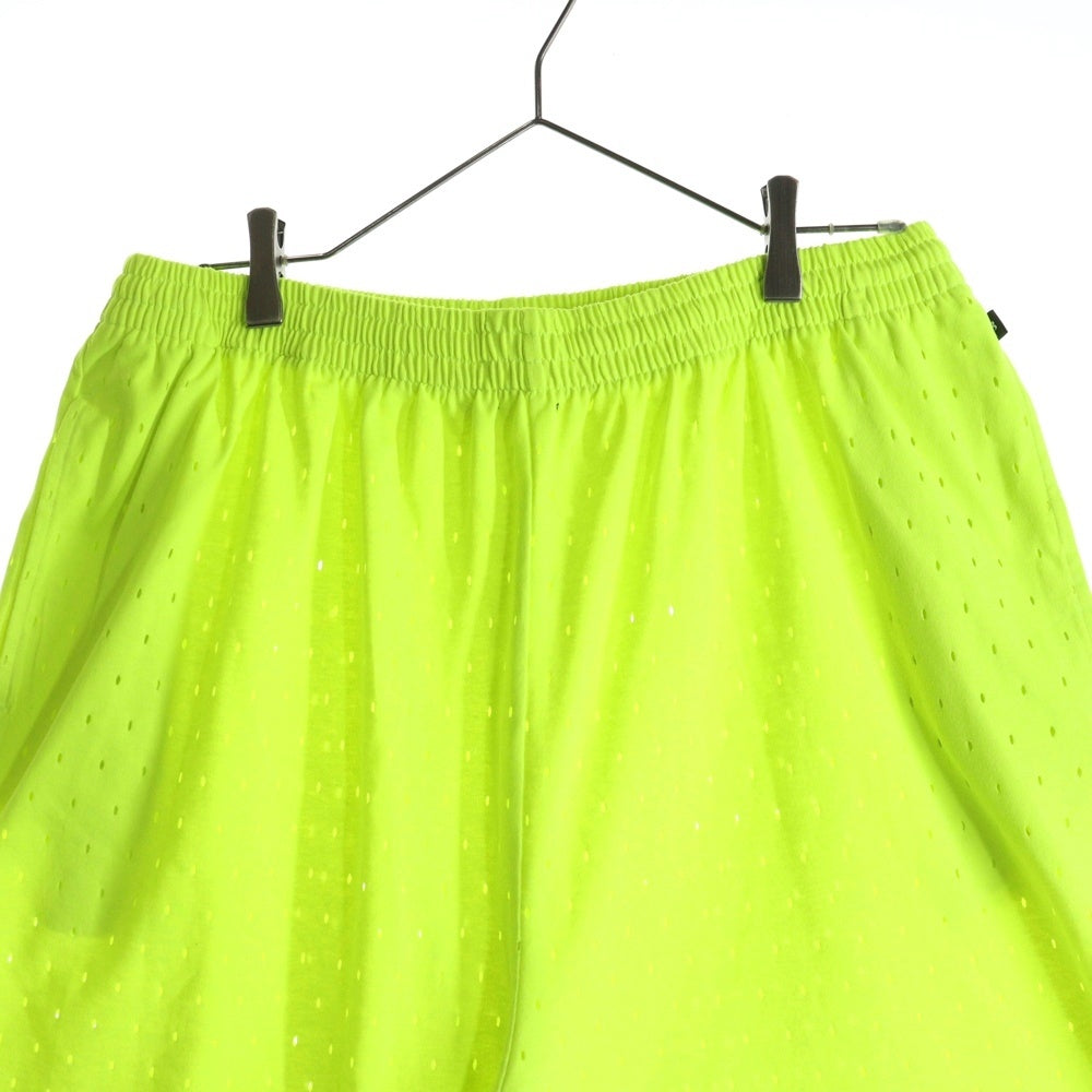 BALENCIAGA(バレンシアガ) 21SS メッシュ イージー ハーフ ショートパンツ ショーツ イエロー 674591 レディース