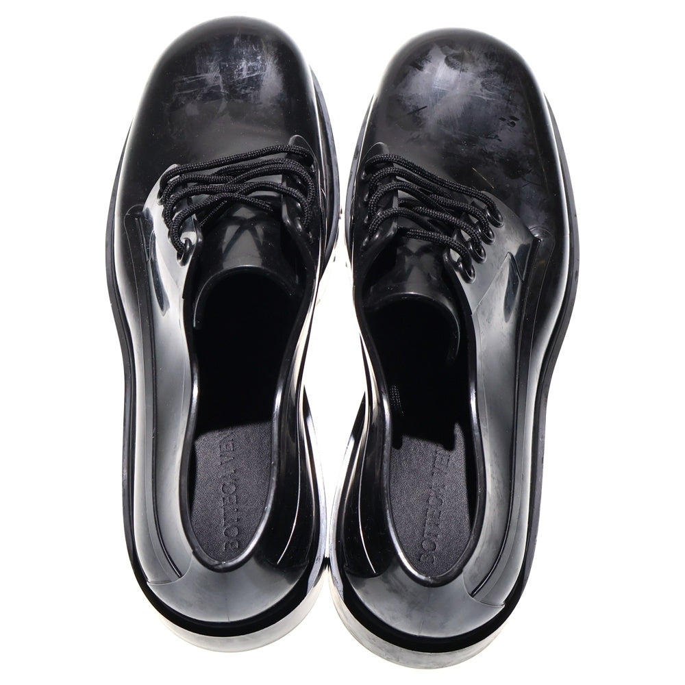 BOTTEGA VENETA(ボッテガヴェネタ) ラバー レースアップ ダービー ローカットシューズ ブラック レディース