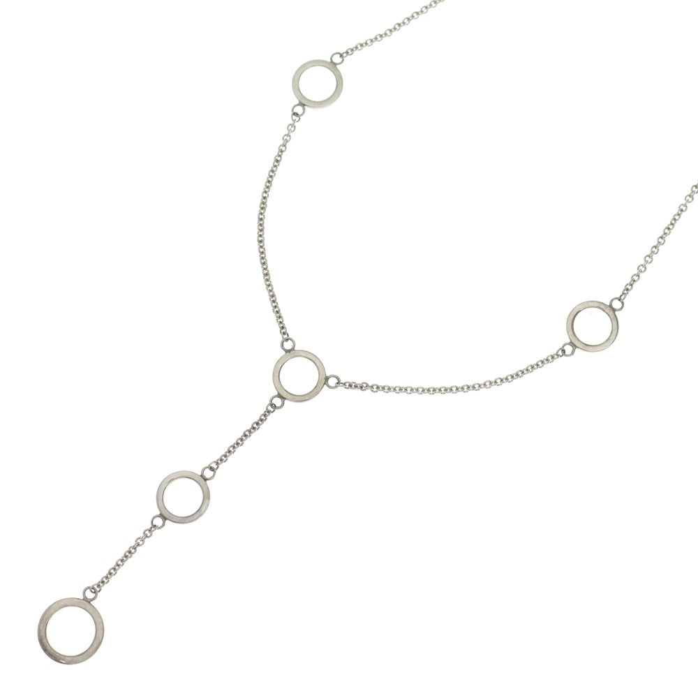 TIFFANY & Co.(ティファニー) サークルネックレス ペンダント チェーン シルバー 5.8g Sv925 レディース