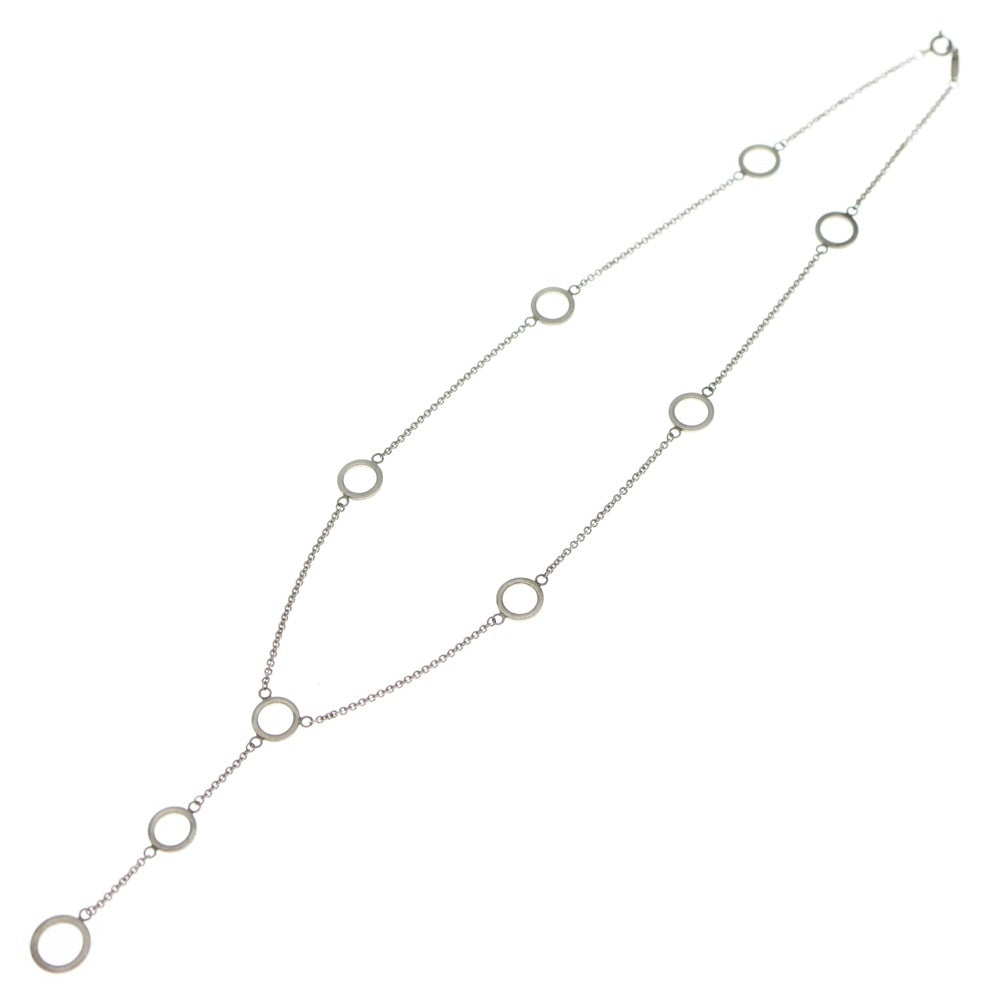 TIFFANY & Co.(ティファニー) サークルネックレス ペンダント チェーン シルバー 5.8g Sv925 レディース