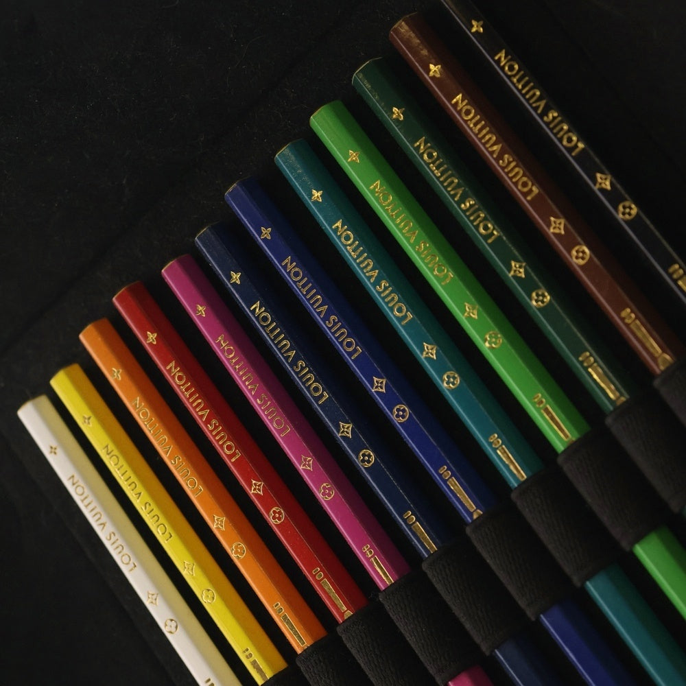 LOUIS VUITTON(ルイヴィトン) モノグラム フォルナセッティ カラーポーチ ケース 色鉛筆 筆記用具 文房具 ブラウン GI0697 レディース