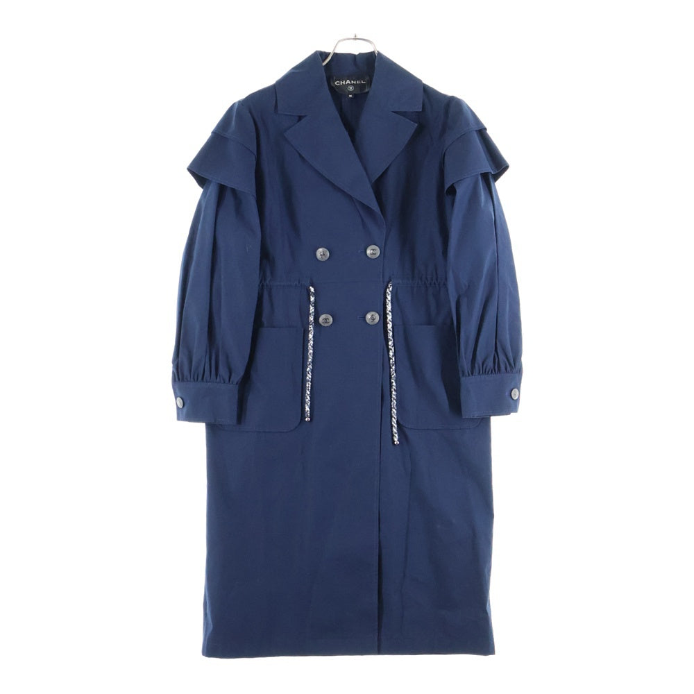 CHANEL(シャネル) ココマークボタン ダブルブレスト ツイードドロー