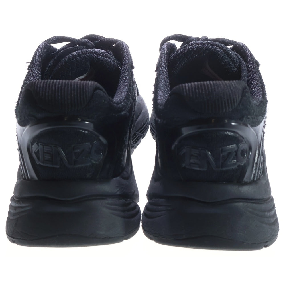 KENZO(ケンゾー) PACE ペース ロゴ メッシュ レースアップ ローカットシューズ スニーカー ブラック レディース