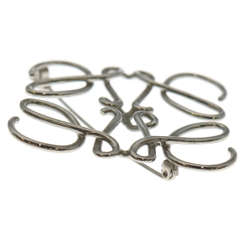 LOEWE(ロエベ) アナグラム ロゴ ブローチ ピンバッジ シルバー レディース