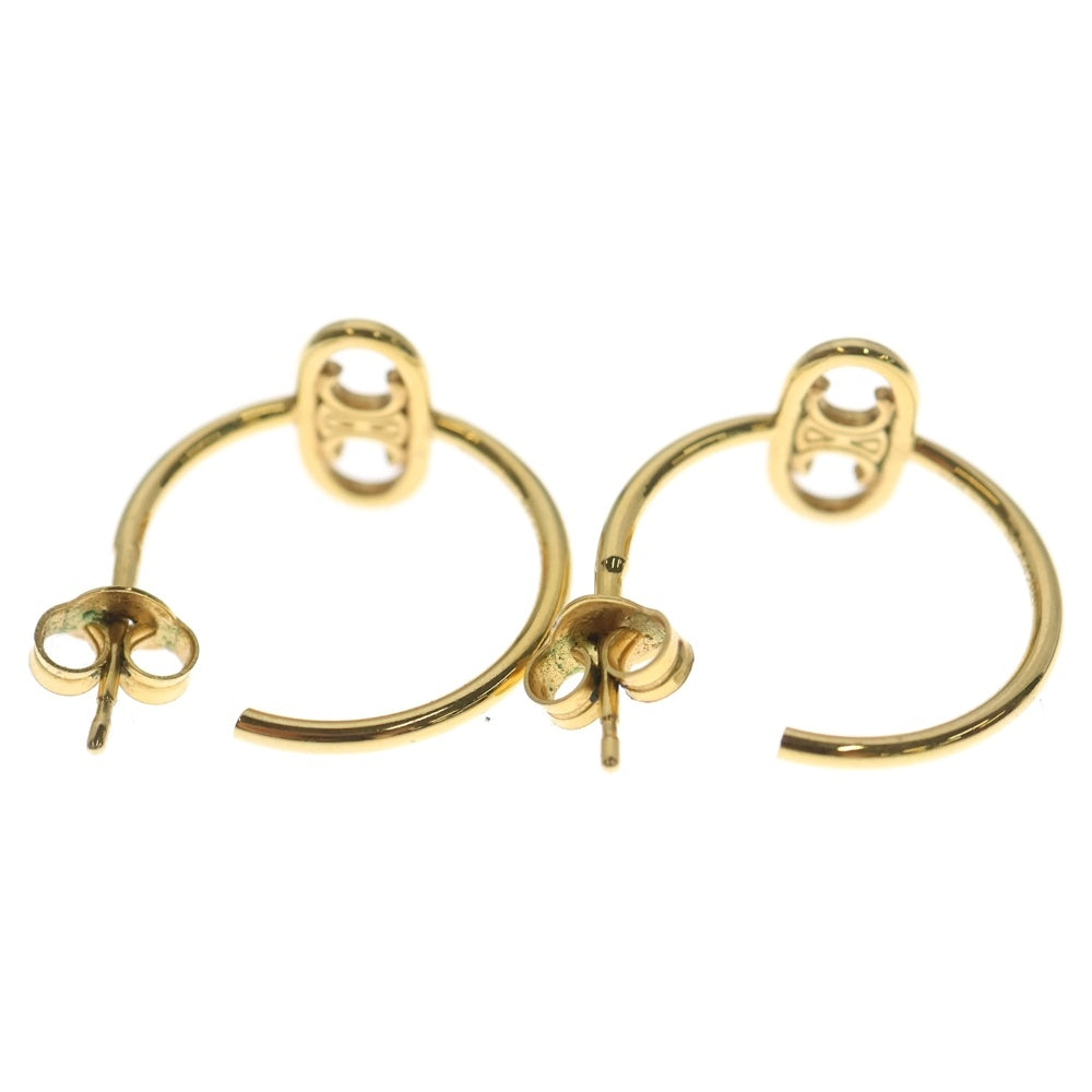 CELINE(セリーヌ) トリオンフ フープピアス ゴールド GP レディース