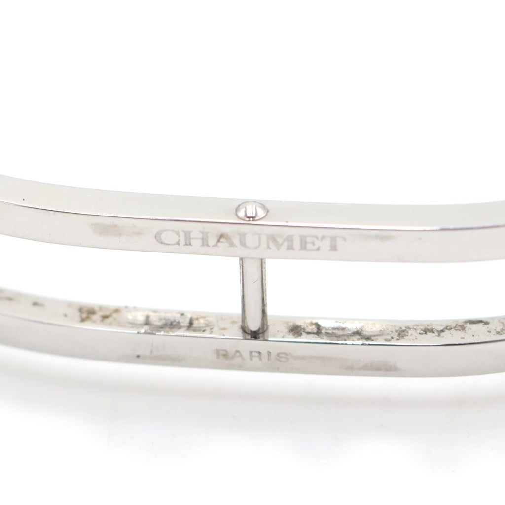 CHAUMET(ショーメ) ケイシス グレー文字盤 SS/QZ ステンレス クォーツ 電池式 腕時計 レディース