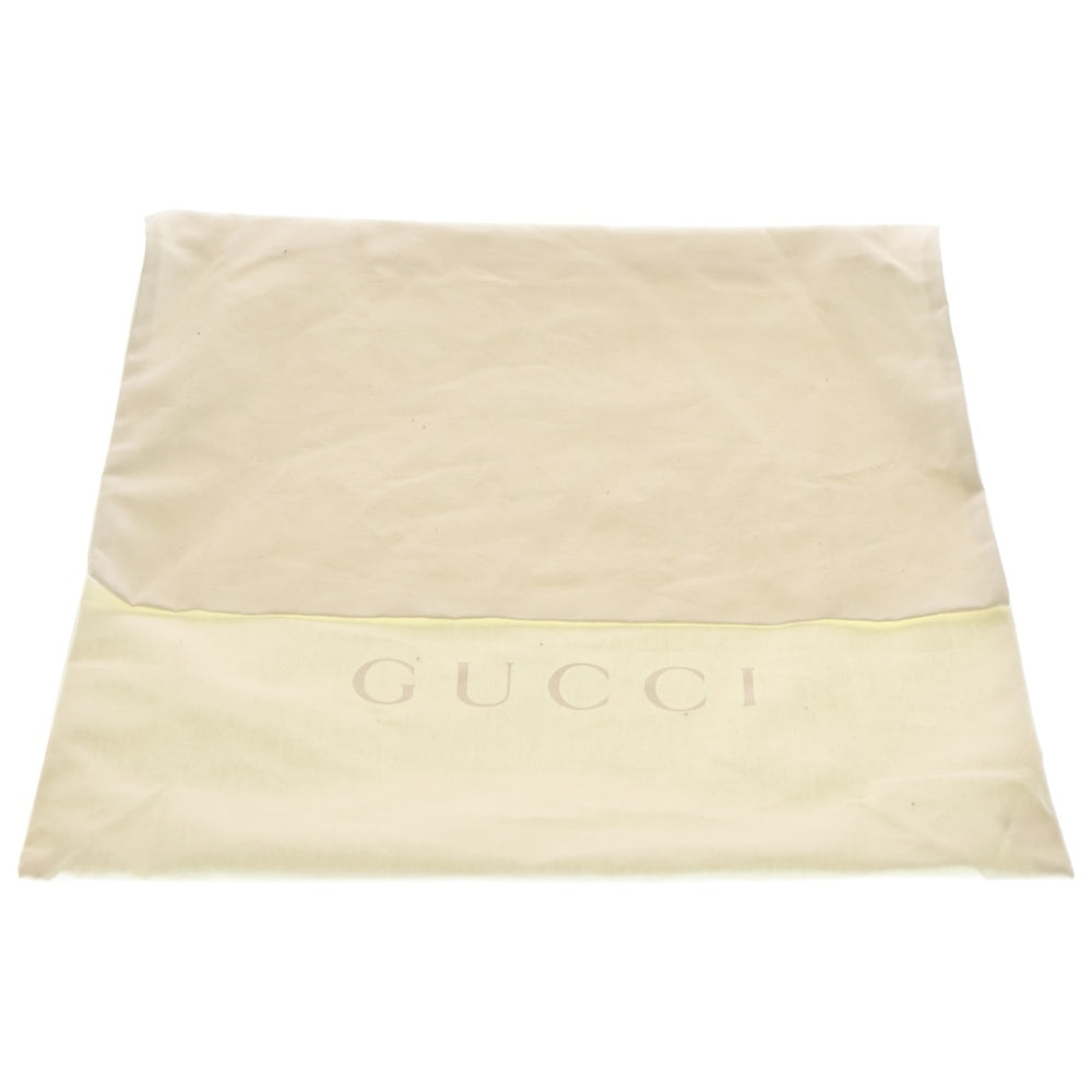 GUCCI(グッチ) GG プリント チルドレンズ トートバッグ ハンドバッグ ベージュ×イエロー レザー×PVC 605614 シルバー金具 レディース