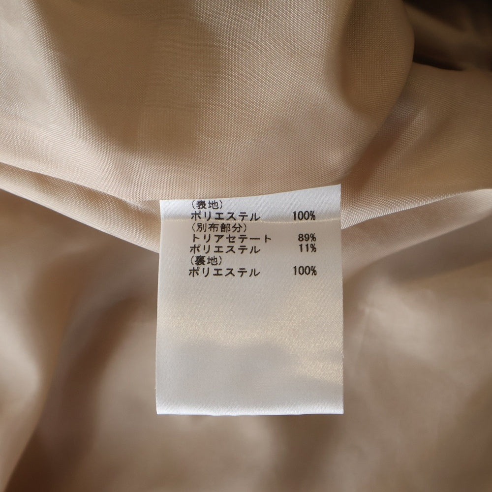 NO BRAND(ノーブランド) レースデザインキャミワンピース イエロー レディース