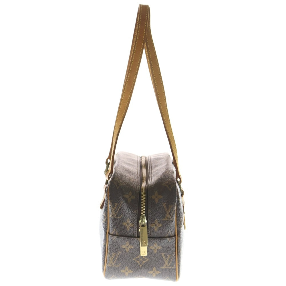 LOUIS VUITTON(ルイヴィトン) モノグラム シテMM ハンドバッグ ブラウン PVCレザー M51182