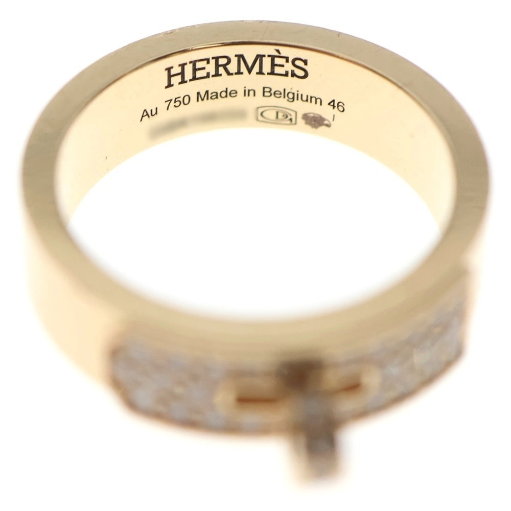 HERMES(エルメス) ケリー ダイヤモンド リング ピンクゴールド 750PG #46 ジュエリー
