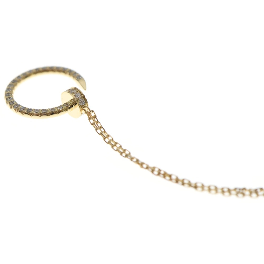 Cartier(カルティエ) ジュストアン クル ダイヤ ネックレス Au750 K18 YG ゴールド ペンダント レディース