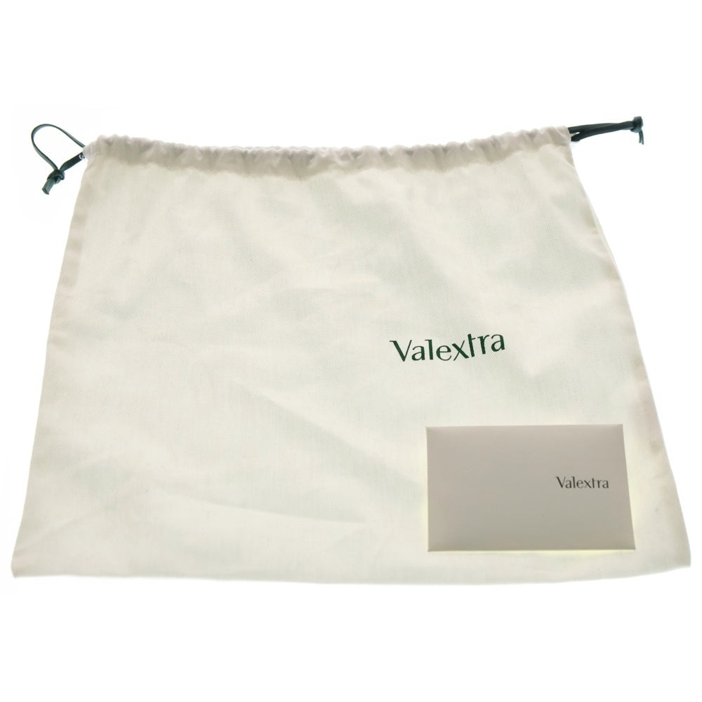 Valextra(ヴァレクストラ) Vライン ショルダーバッグ ホワイト ミニ ソフト カーフレザー レディース