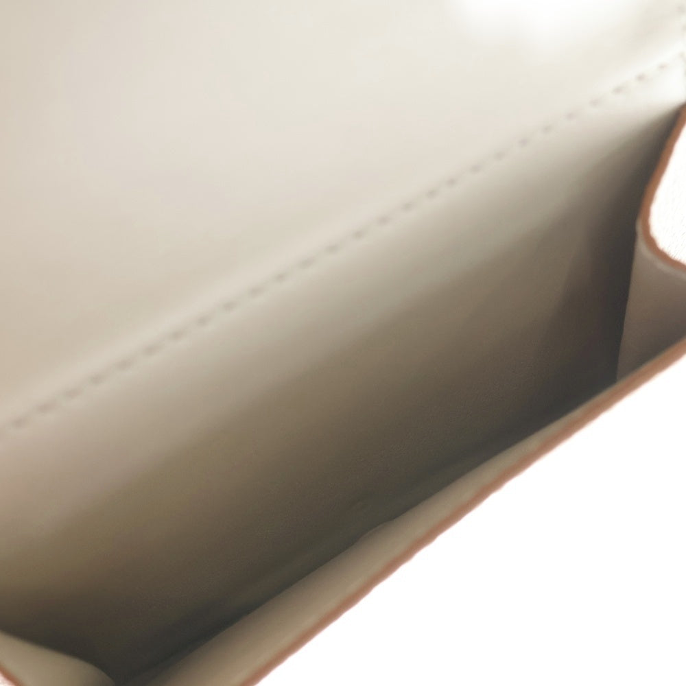 LOEWE(ロエベ) トライフォールド コンパクトウォレット ベージュ レザー 三つ折り財布