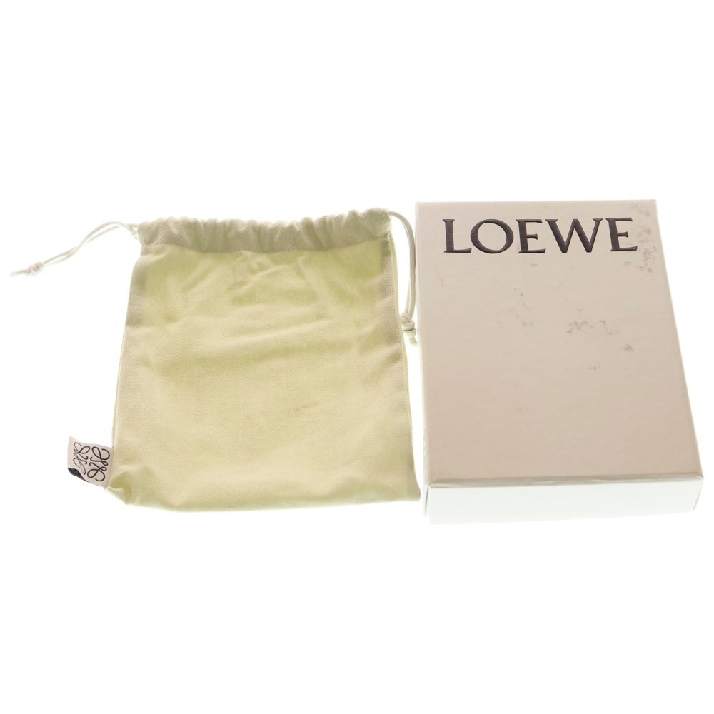 LOEWE(ロエベ) トライフォールド コンパクトウォレット ベージュ レザー 三つ折り財布