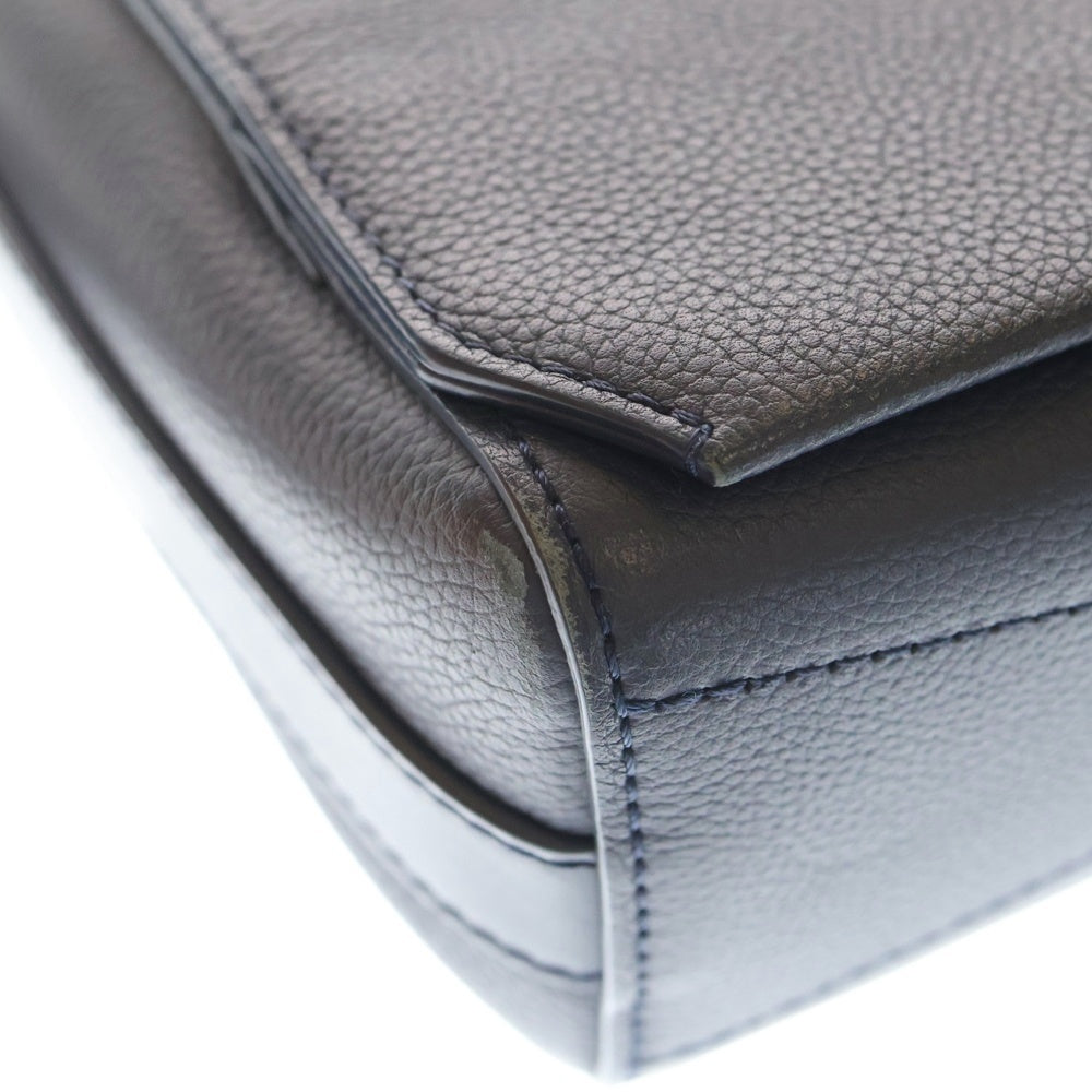 LOUIS VUITTON(ルイヴィトン) アエログラム・テイクオフメッセンジャー バッグ ショルダーバッグ ダークブルー レザー M21363 シルバー金具