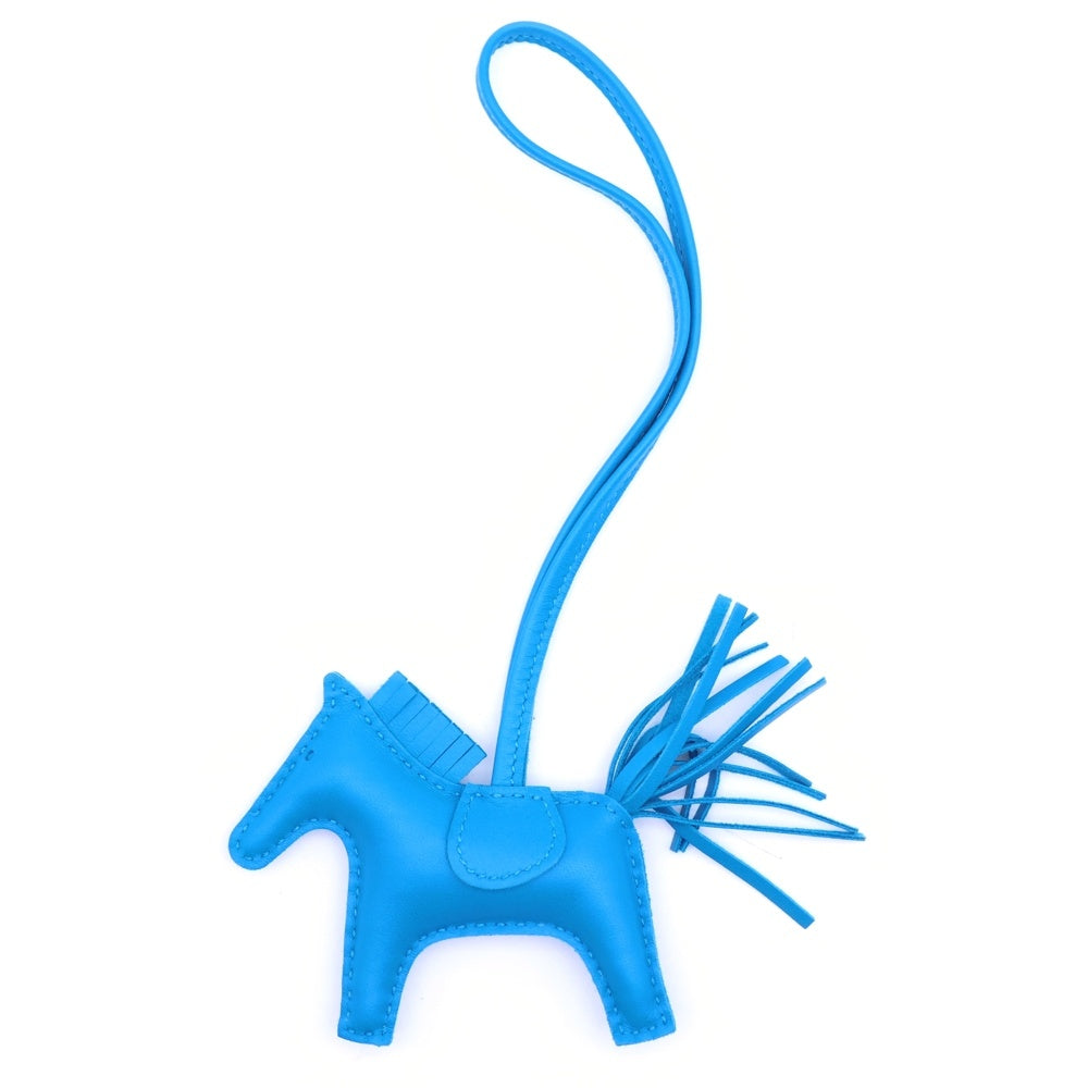 HERMES(エルメス) ロデオ PM バッグチャーム ブルーザンジバル