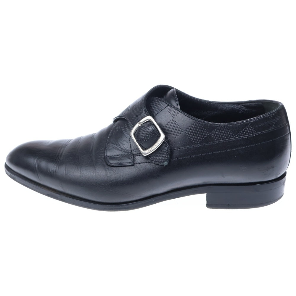 LOUIS VUITTON(ルイヴィトン) ダミエ アンフィニ オースマン ビジネスシューズ 革靴 ブラック