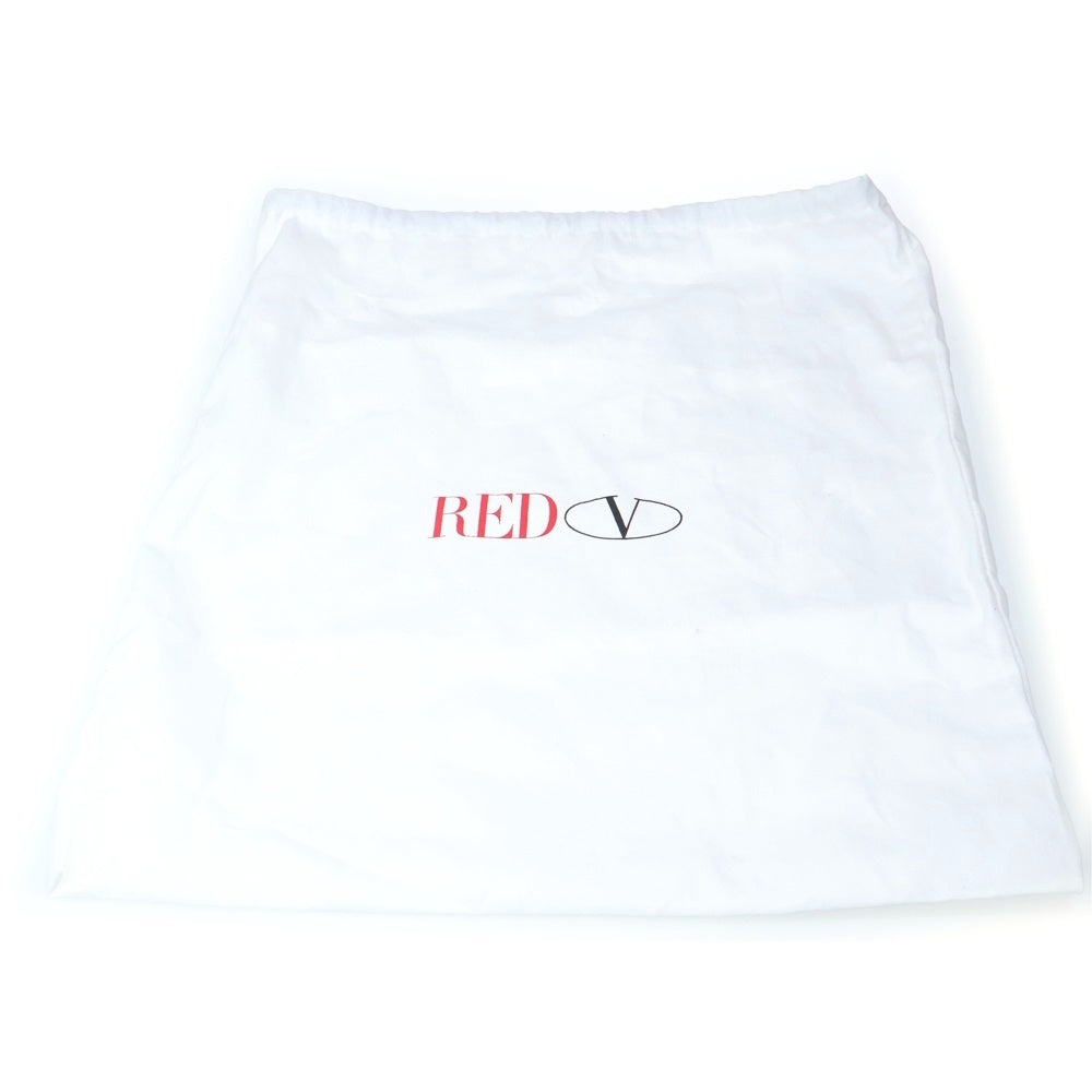RED VARENTINO(レッドヴァレンティノ) ロゴプリント ニット ハイカットシューズ スニーカー ブラック レディース
