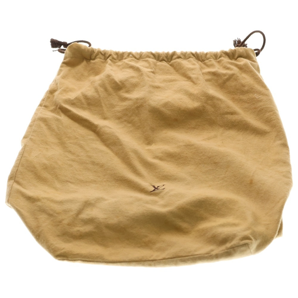 LOUIS VUITTON(ルイヴィトン) モノグラム ソミュール35 ショルダーバッグ ブラウン レザー×PVC M42254 ゴールド金具 レディース