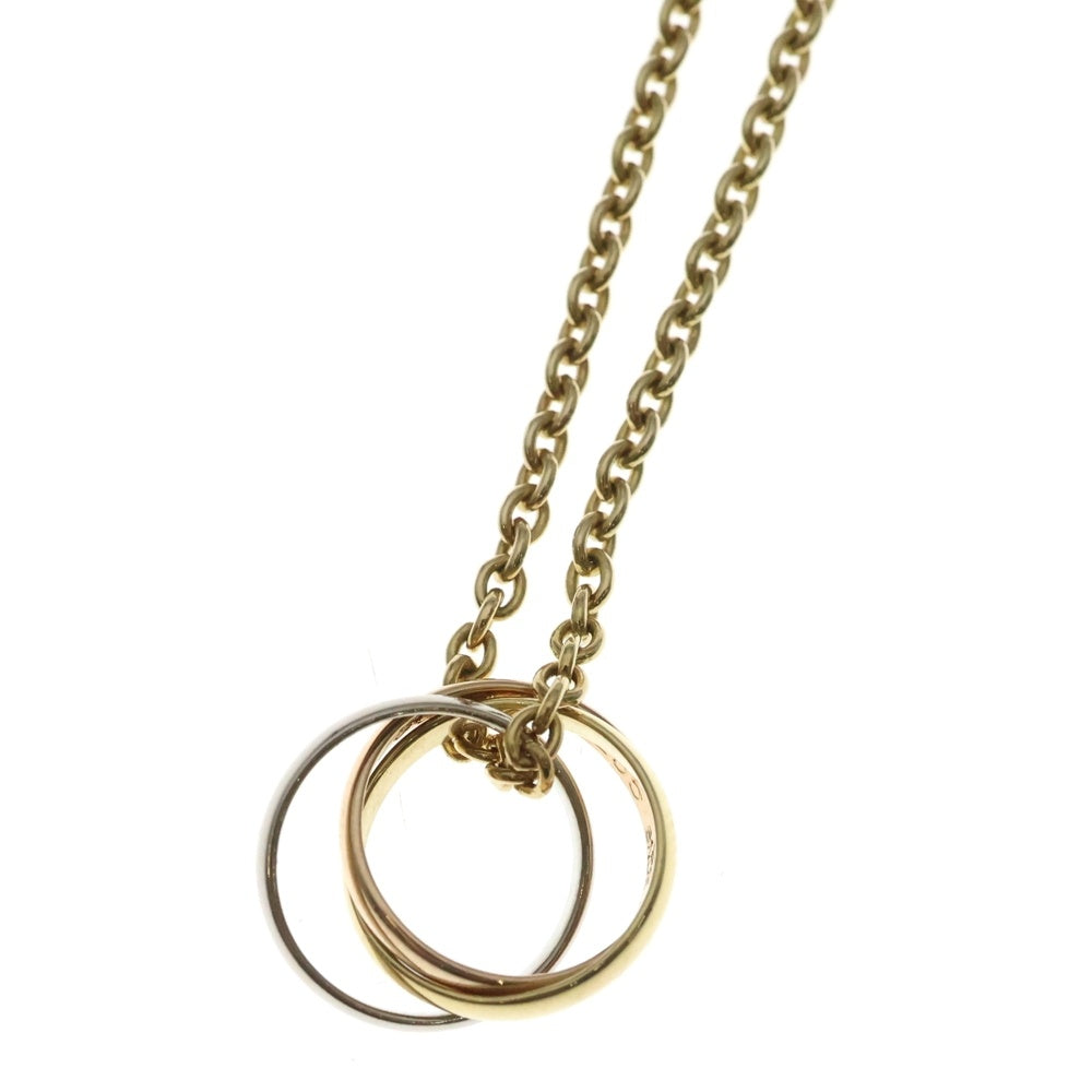 Cartier(カルティエ) ベビートリニティ ネックレス ゴールド YG×PG×WG Au750 ジュエリー レディース