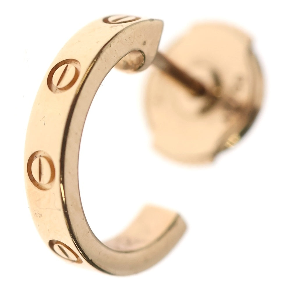 Cartier(カルティエ) ラブ スモール フープピアス ピンクゴールド 750PG ジュエリー レディース