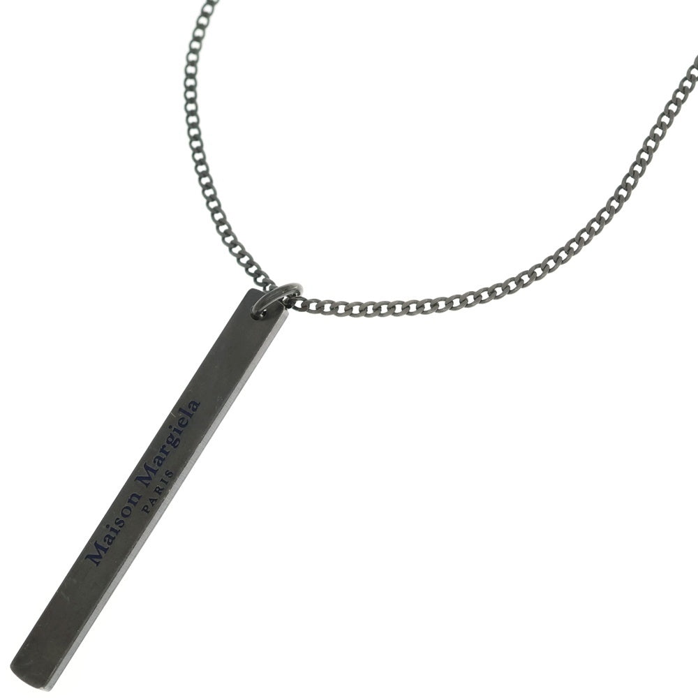 Maison Margiela(メゾンマルジェラ) ロゴプレートチェーンネックレス Ag925 シルバー