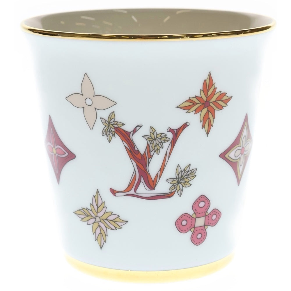 LOUIS VUITTON(ルイヴィトン) モノグラムフラワー ポーセリン マグカップ 食器 ホワイト