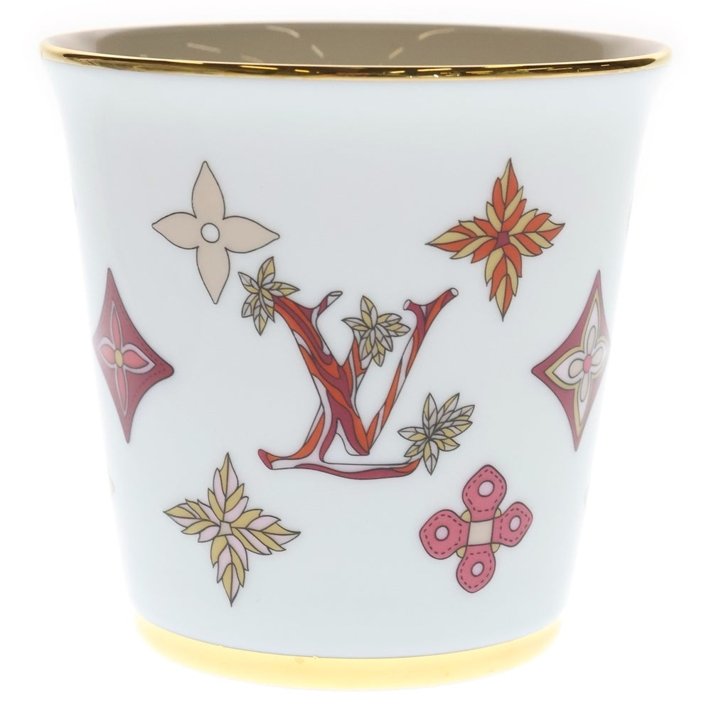 LOUIS VUITTON(ルイヴィトン) モノグラムフラワー ポーセリン マグカップ 食器 ホワイト