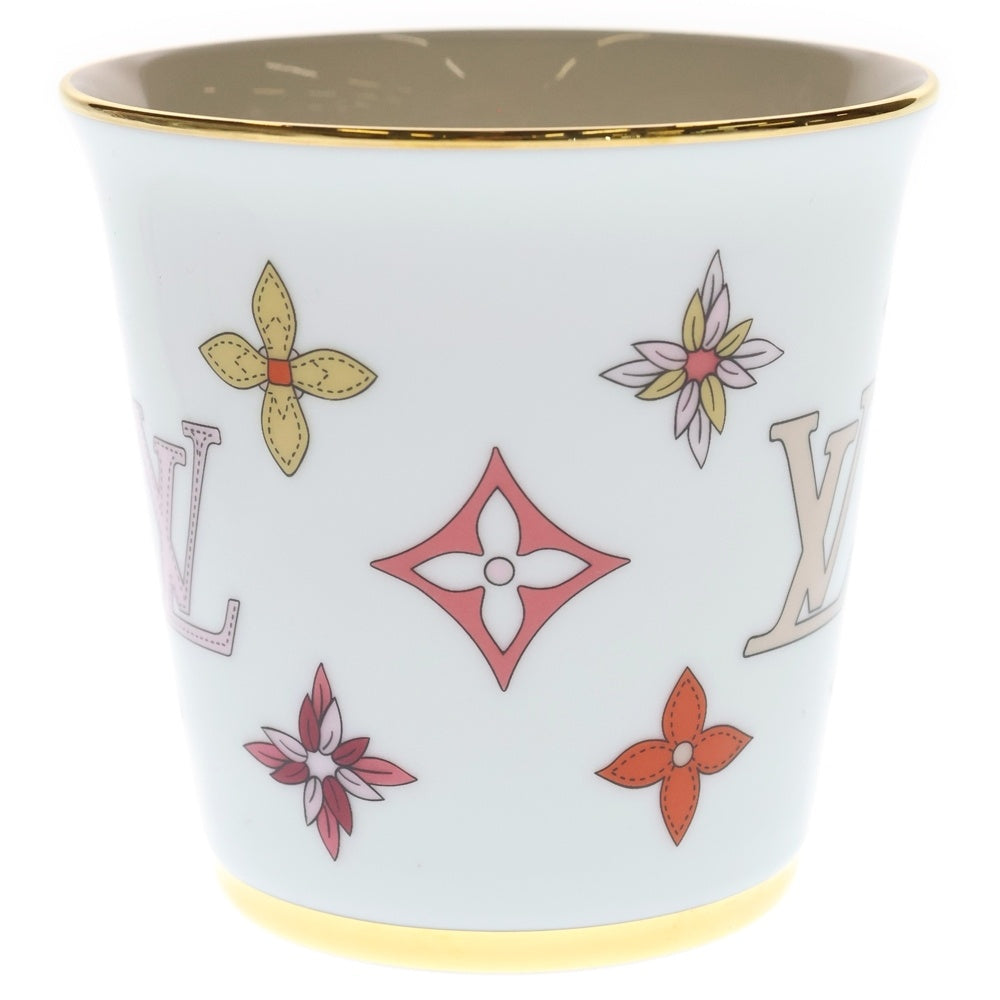 LOUIS VUITTON(ルイヴィトン) モノグラムフラワー ポーセリン マグカップ 食器 ホワイト