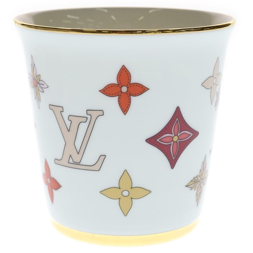 LOUIS VUITTON(ルイヴィトン) モノグラムフラワー ポーセリン マグカップ 食器 ホワイト